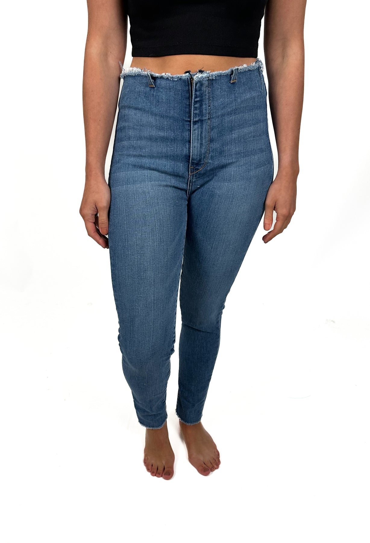 Annagrace Plus Size High-Rise Skinny Jeans